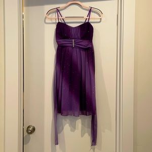 Sparkly Purple/Pink Cocktail/Homecoming Dress
